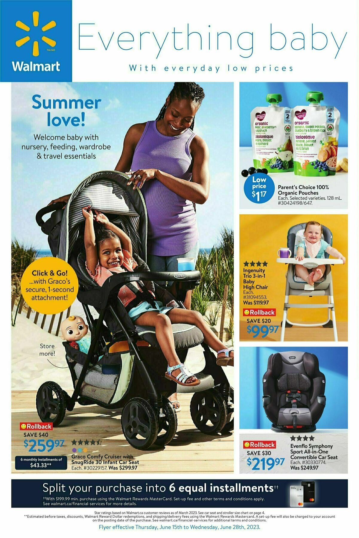 Walmart Baby & toddler Flyer from June 15