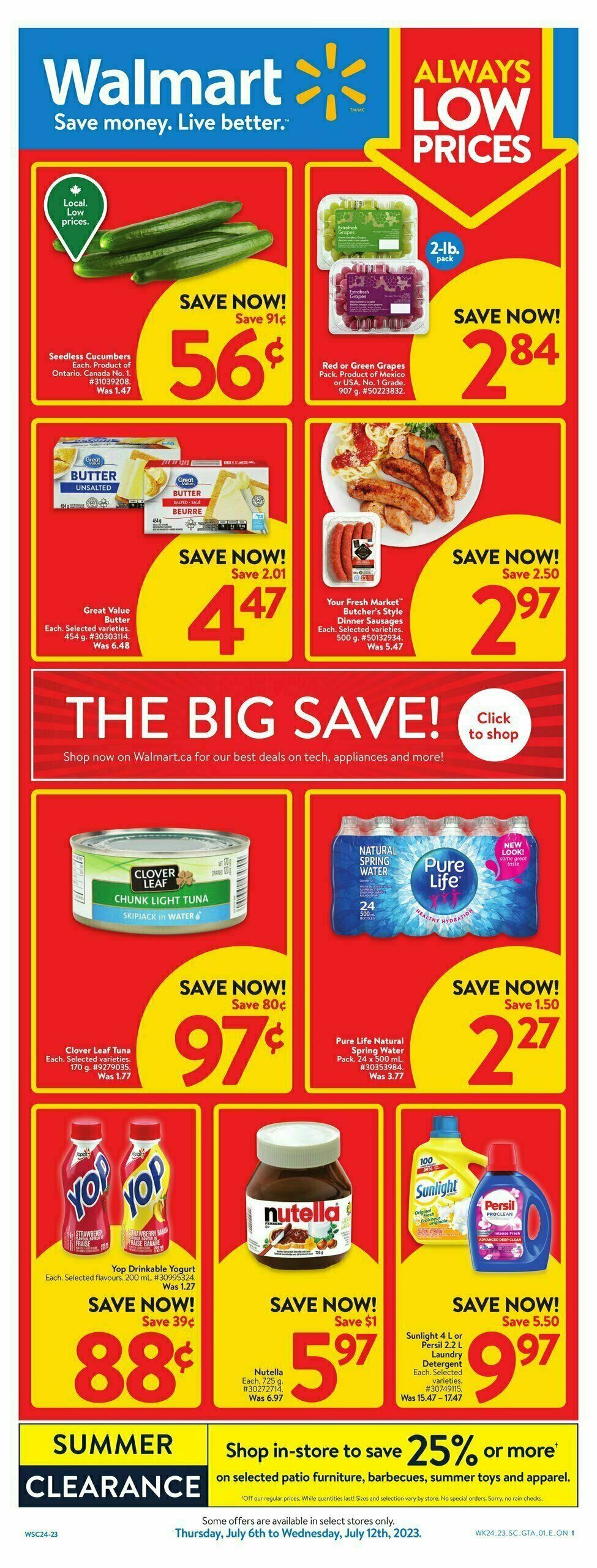 Walmart Flyer from July 6