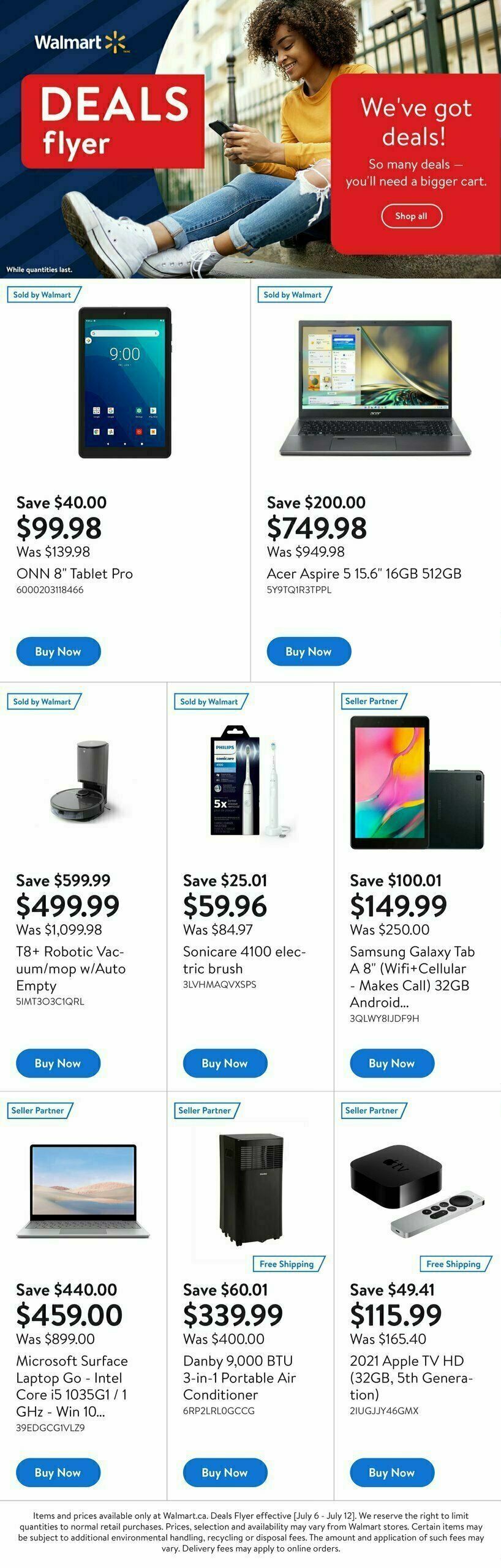 Walmart The Big Save Flyer from July 6