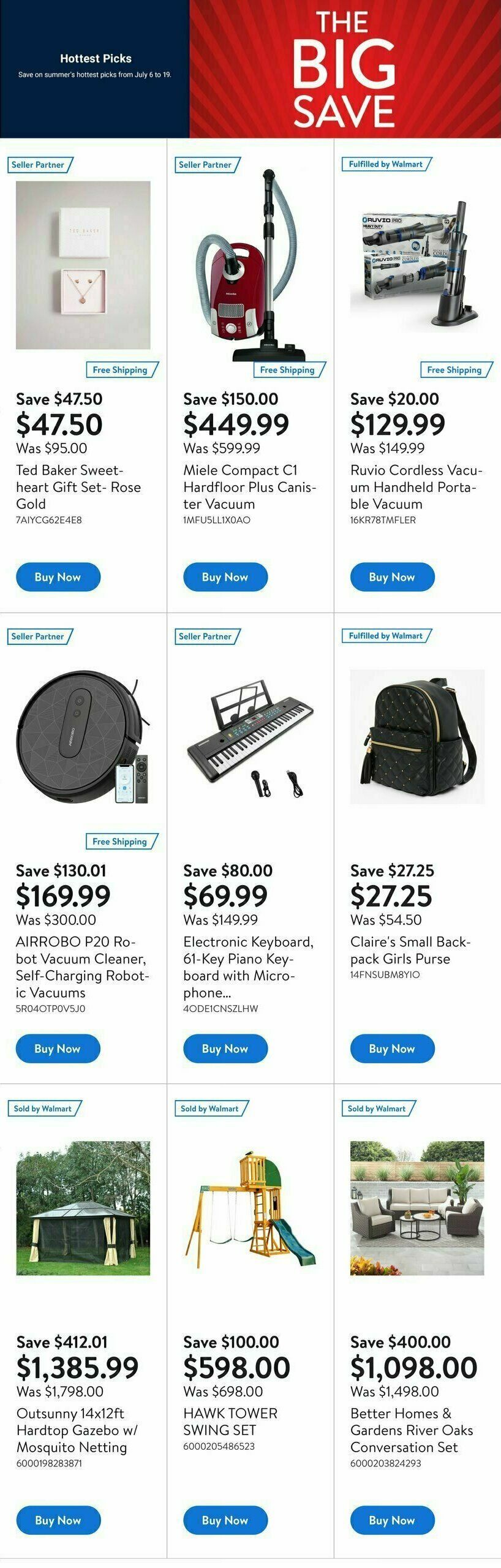 Walmart The Big Save Flyer from July 6