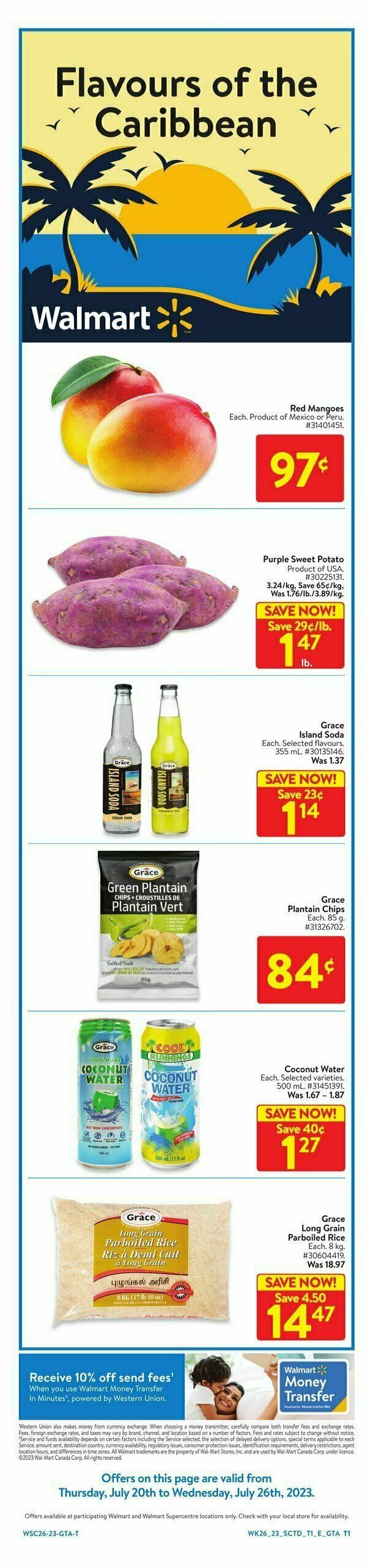 Walmart Flyer from July 20