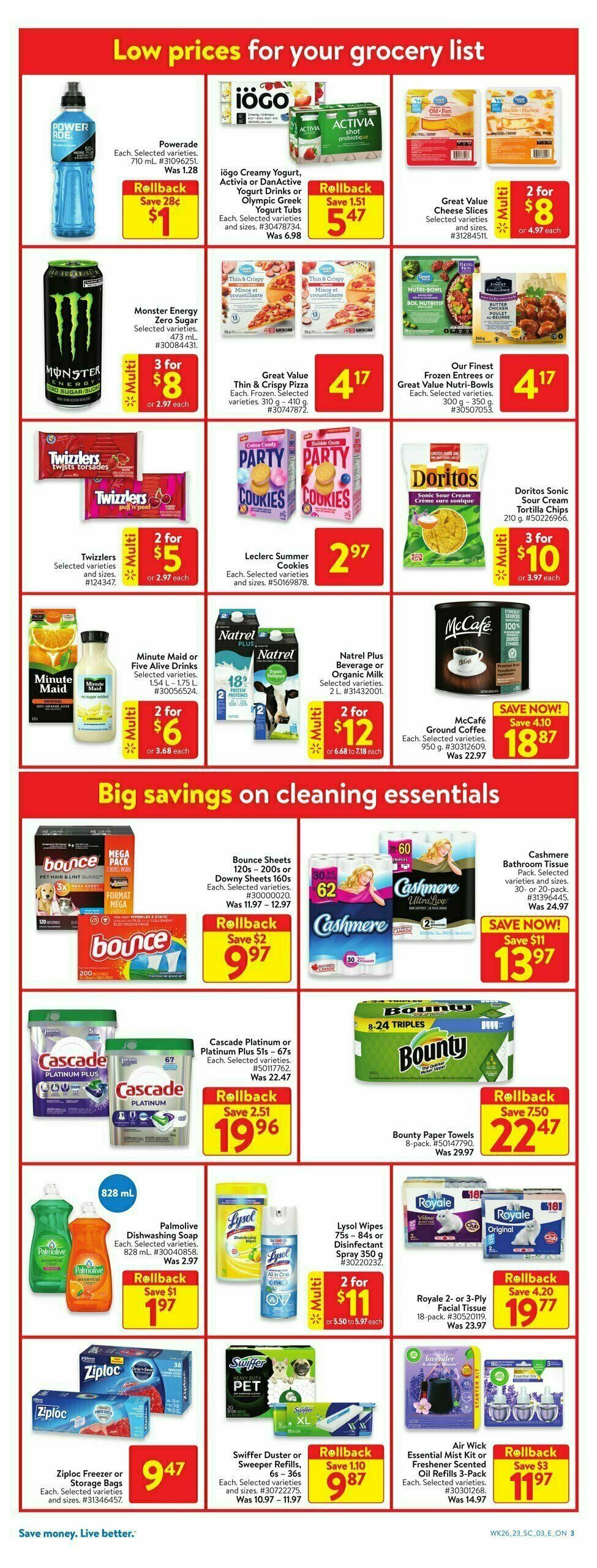 Walmart Flyer from July 20