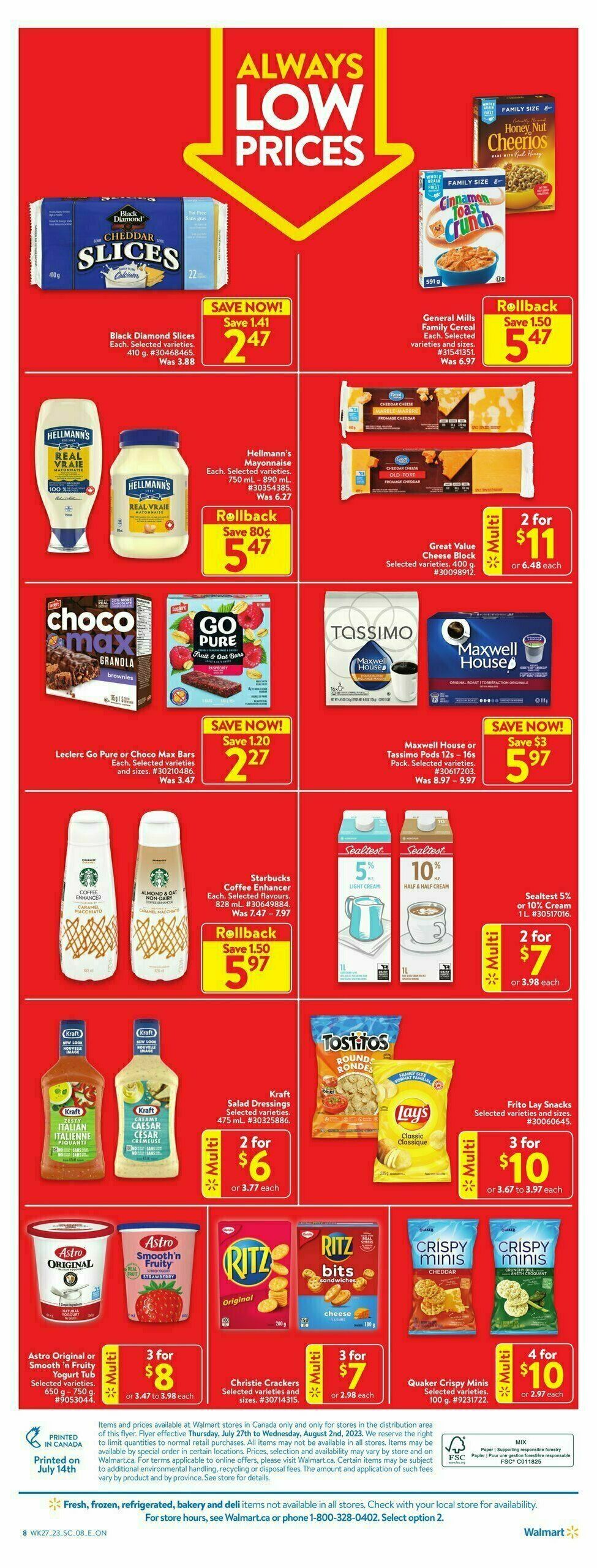 Walmart Flyer from July 27