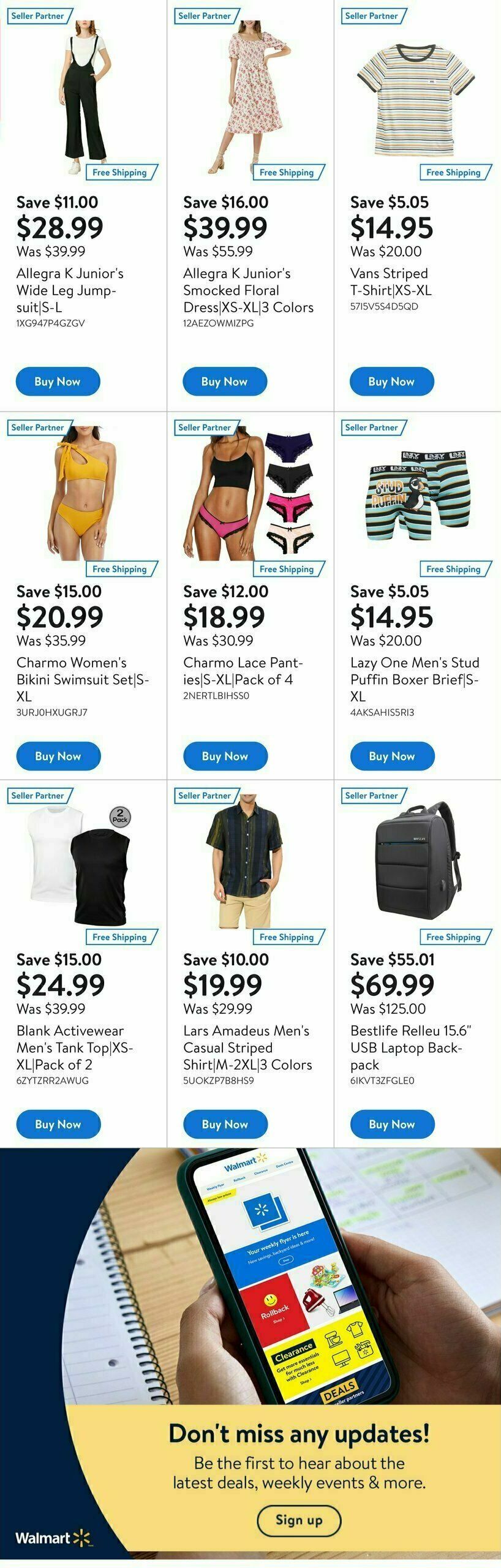 Walmart Deals Flyer Flyer from July 27