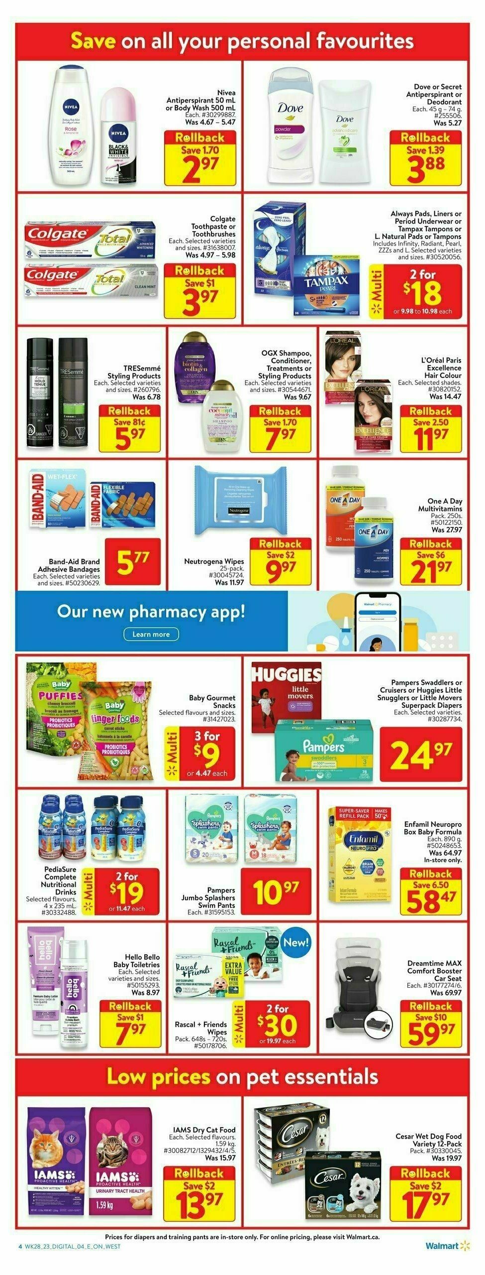 Walmart Flyer from August 3