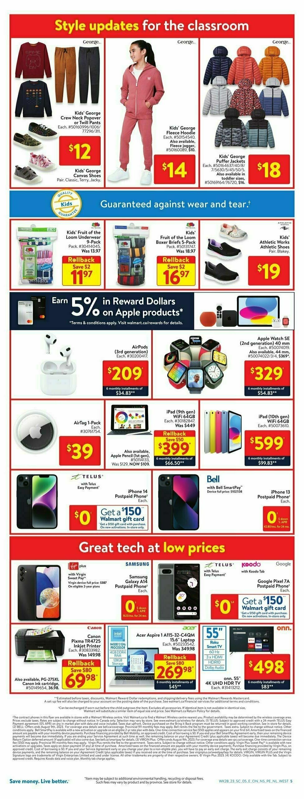 Walmart Flyer from August 3