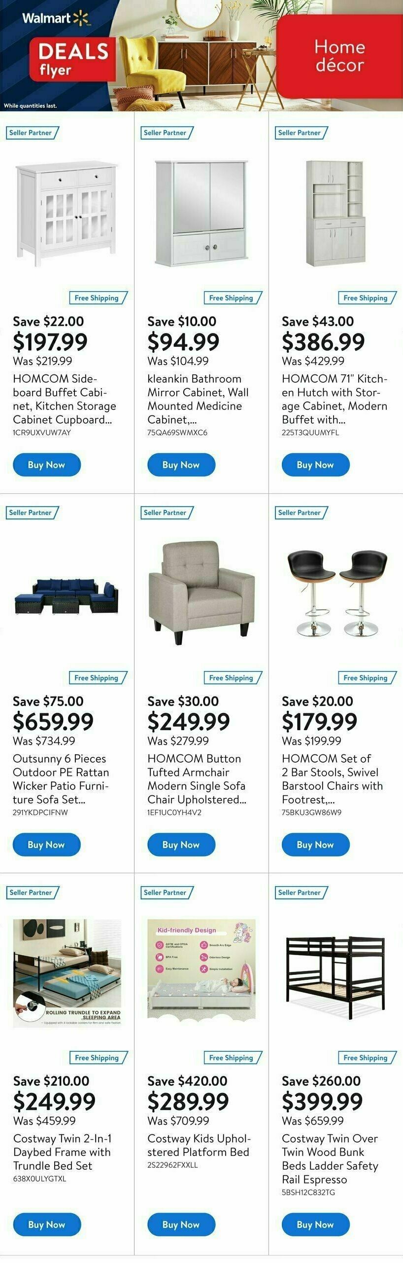 Walmart Deals Flyer Flyer from August 3