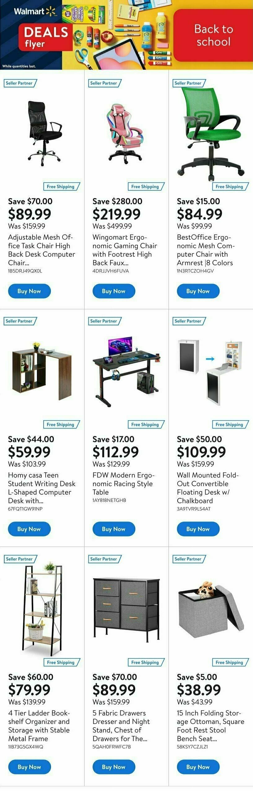 Walmart Deals Flyer Flyer from August 3