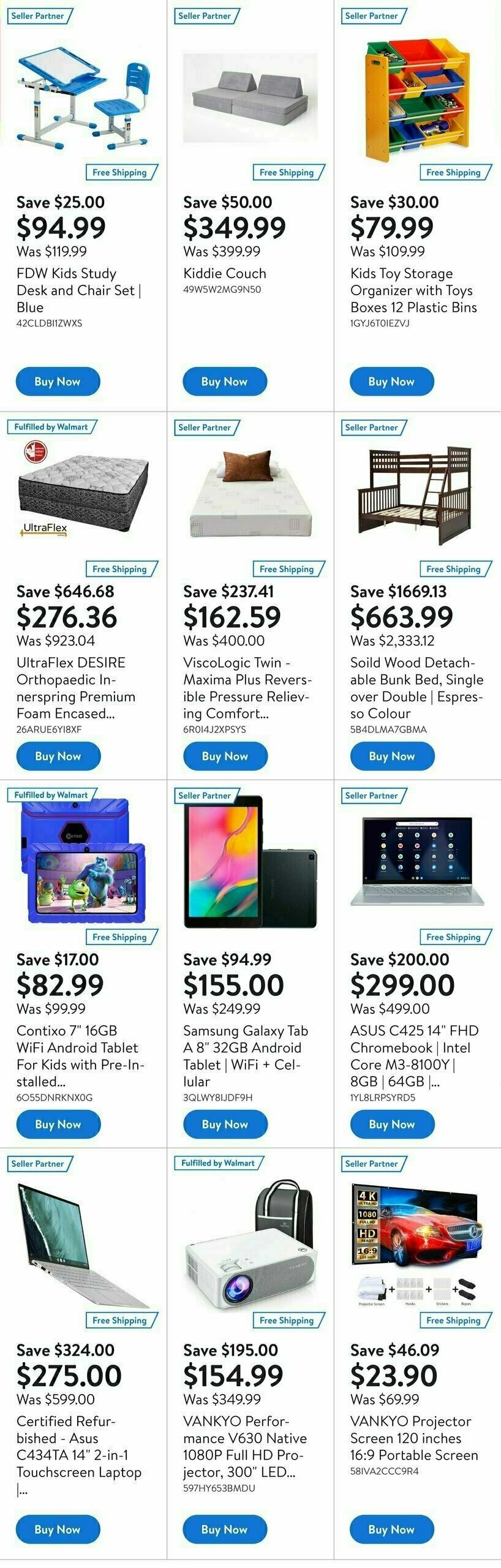 Walmart Deals Flyer Flyer from August 3