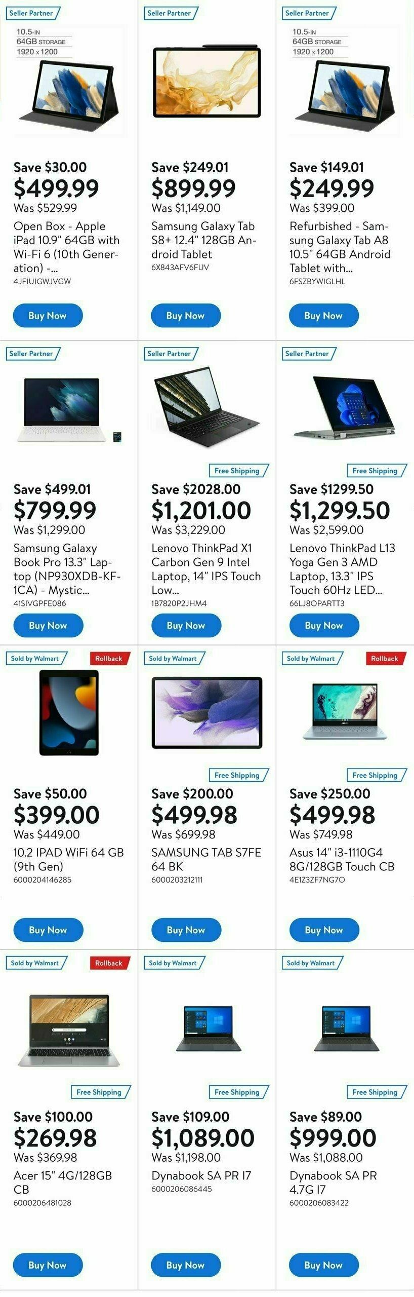 Walmart Deals Flyer Flyer from August 3