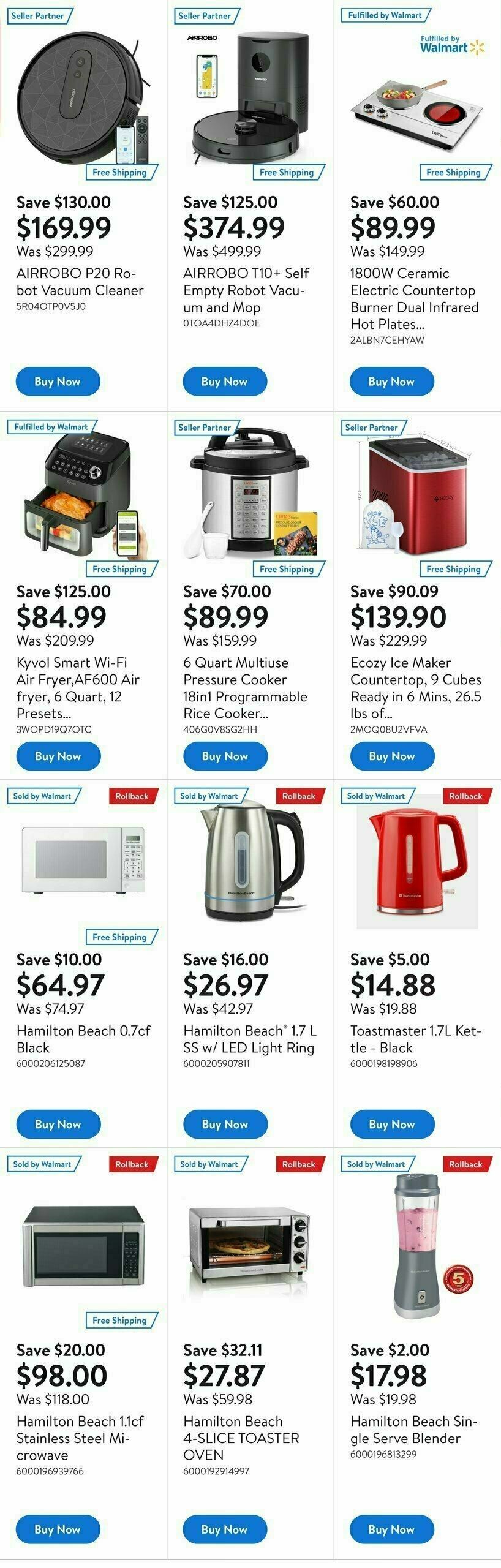 Walmart Deals Flyer Flyer from August 3