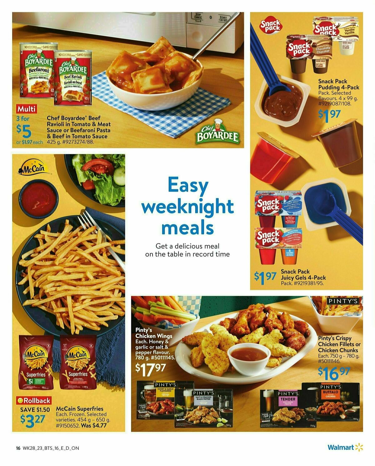 Walmart Back to School Flyer from August 3