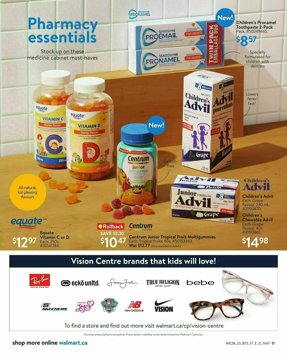 Walmart Back to School Flyer from August 3