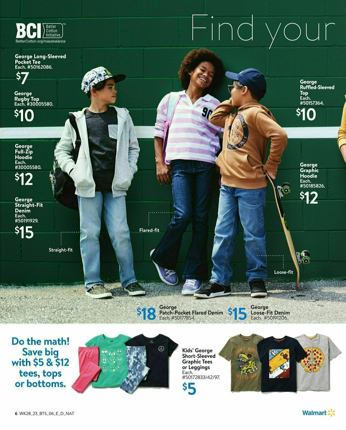 Walmart Back to School Flyer from August 3