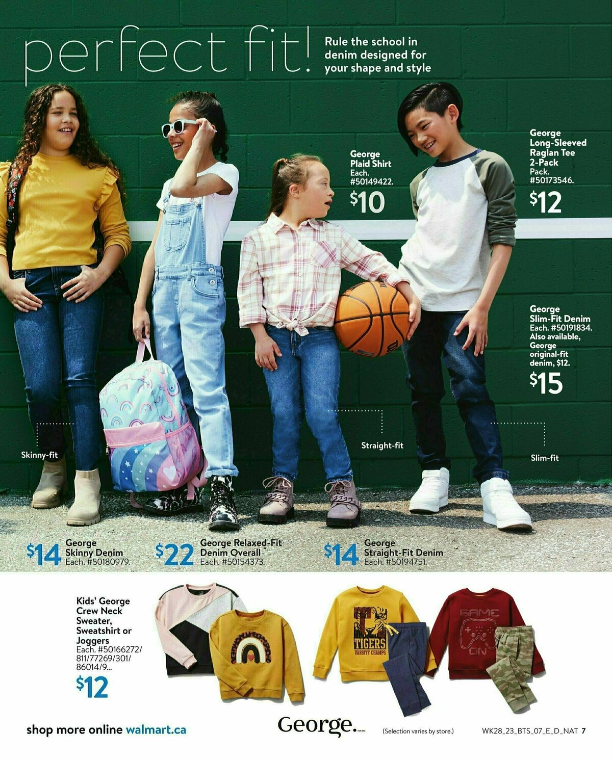 Walmart Back to School Flyer from August 3