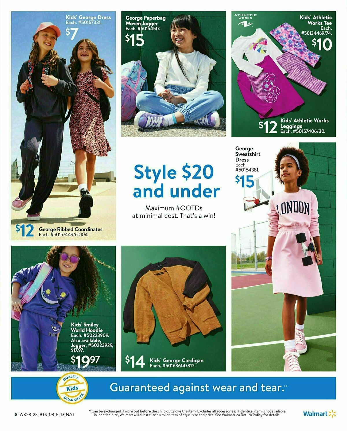 Walmart Back to School Flyer from August 3