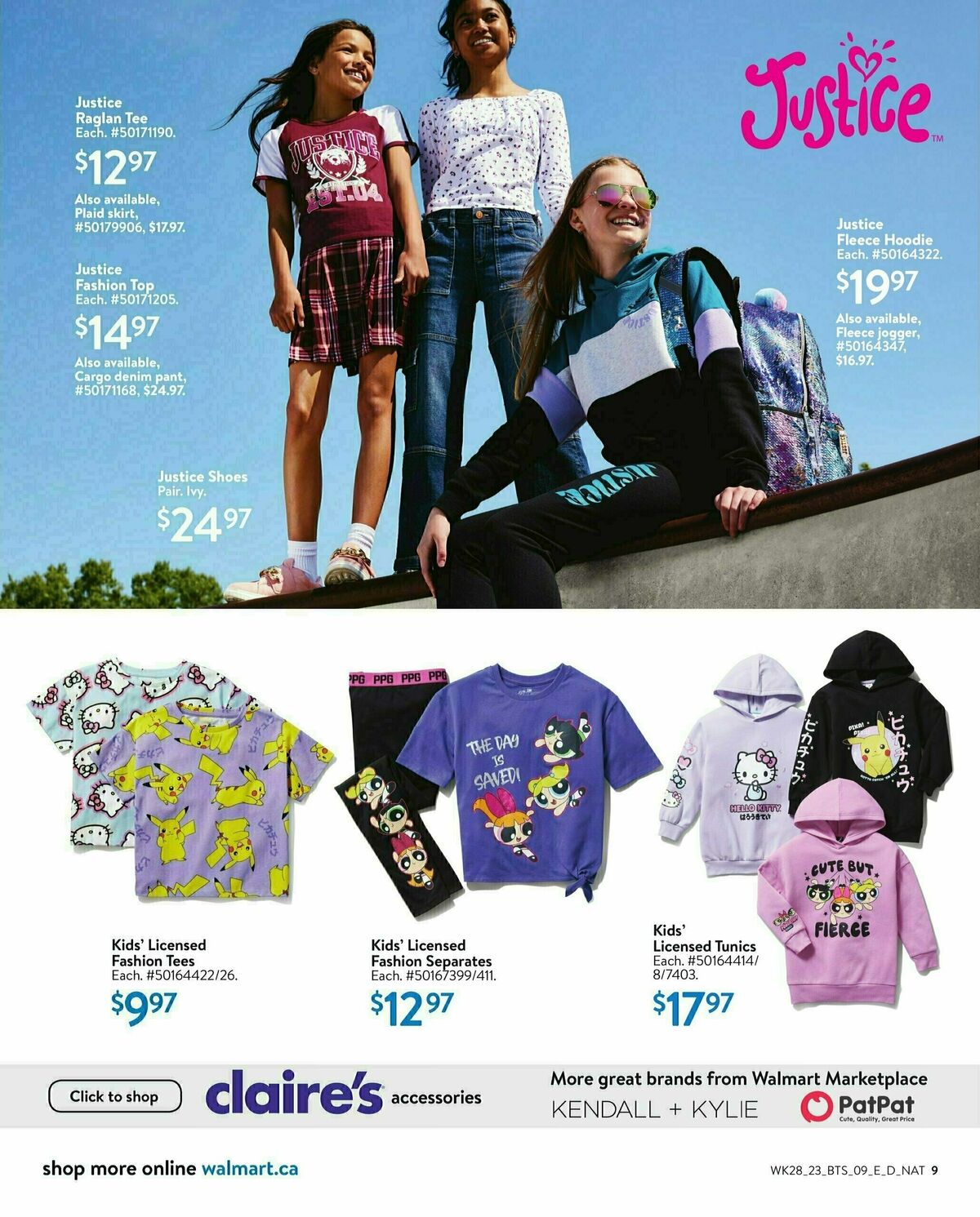 Walmart Back to School Flyer from August 3