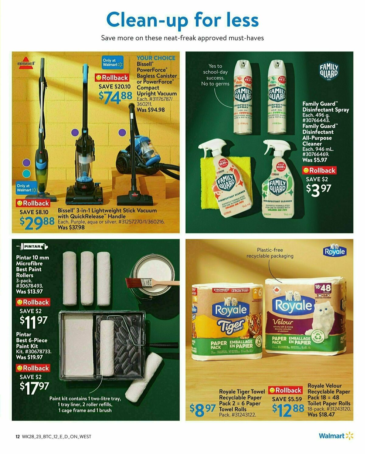 Walmart Back to Campus Flyer from August 3