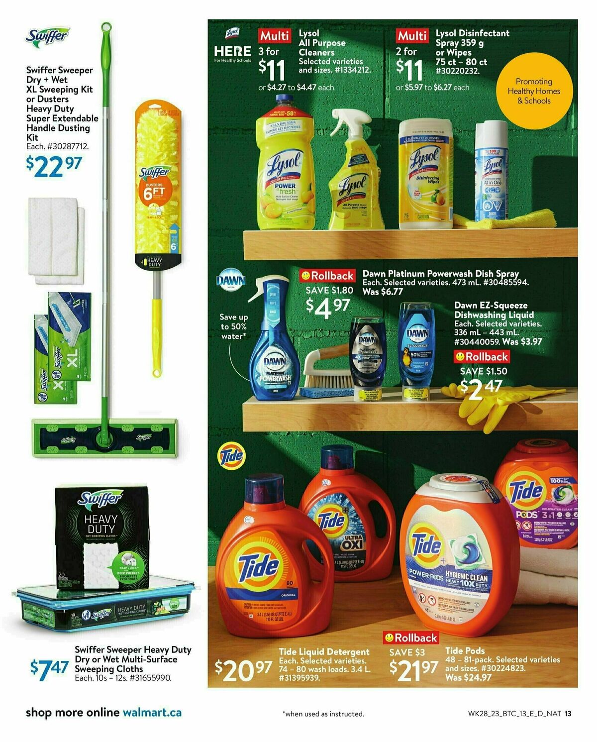 Walmart Back to Campus Flyer from August 3