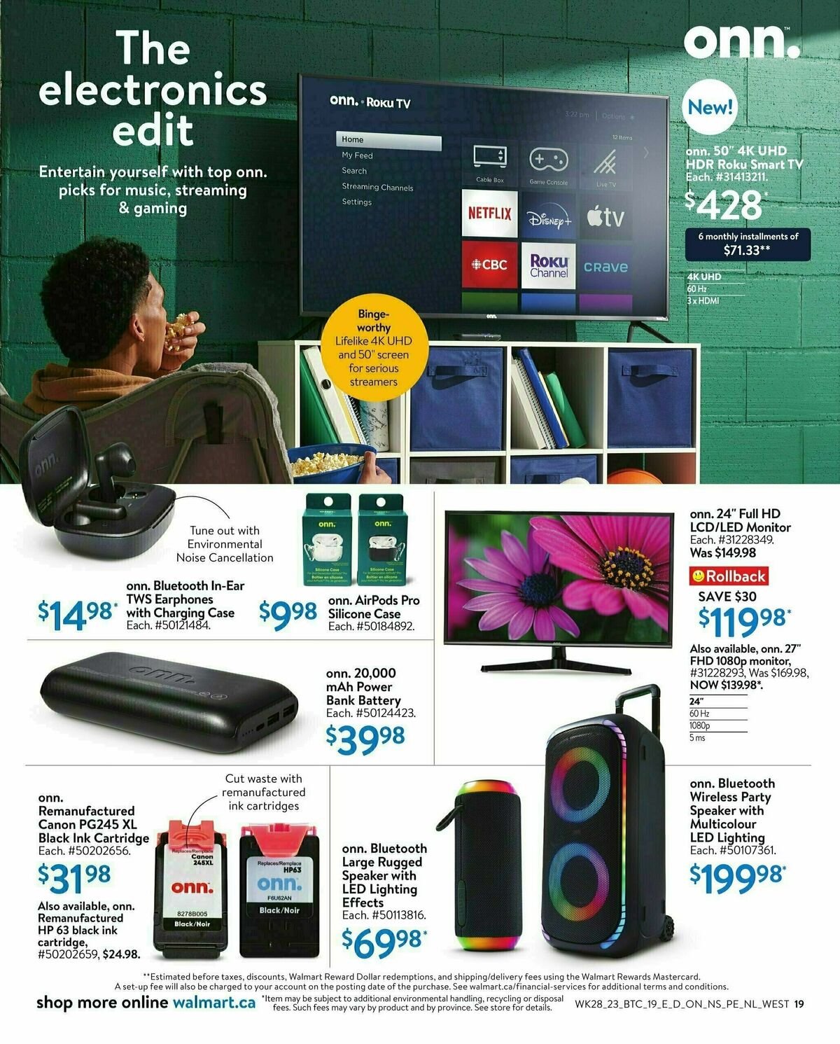 Walmart Back to Campus Flyer from August 3
