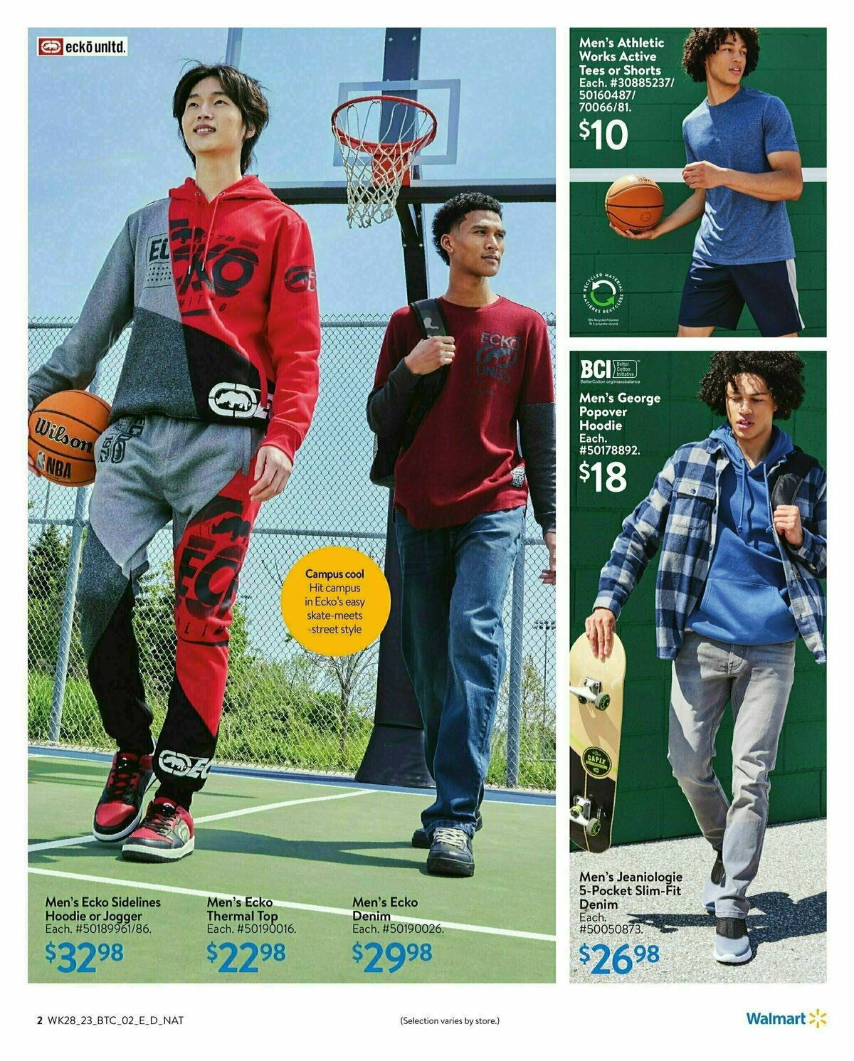 Walmart Back to Campus Flyer from August 3