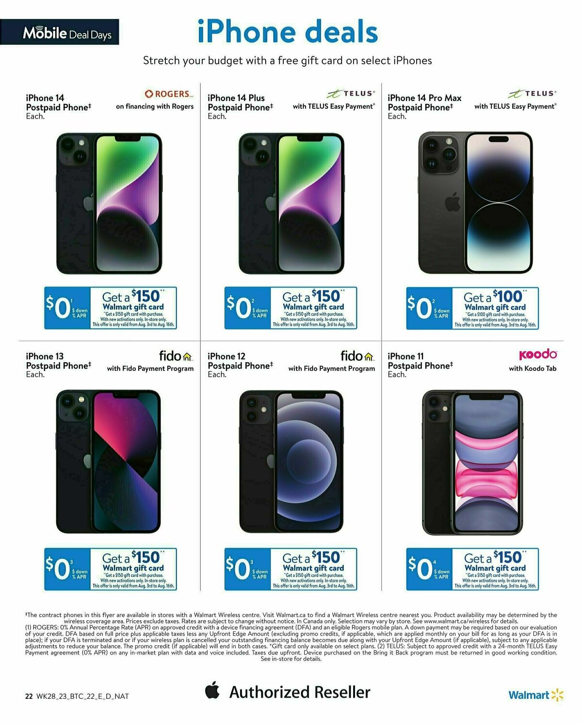 Walmart Back to Campus Flyer from August 3