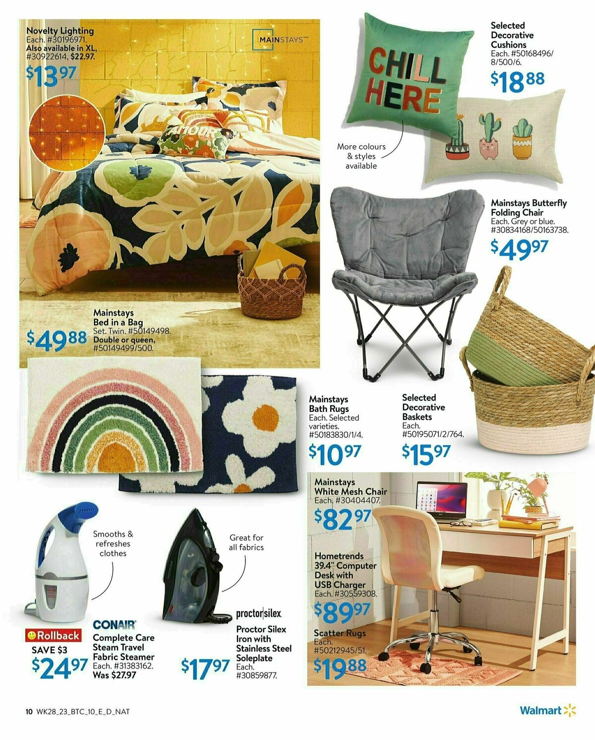 Walmart Back to Campus Flyer from August 3