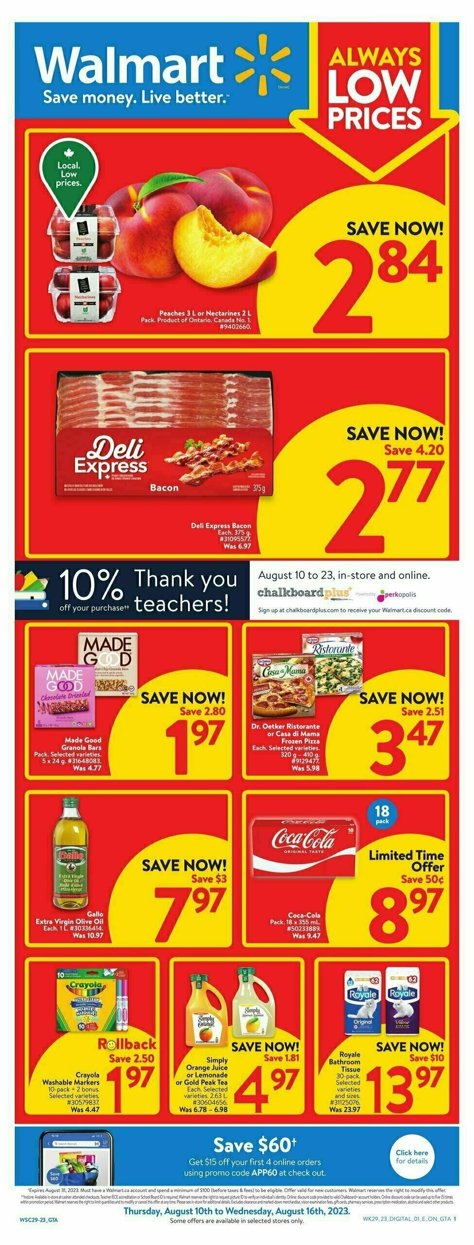 Walmart Flyer from August 10