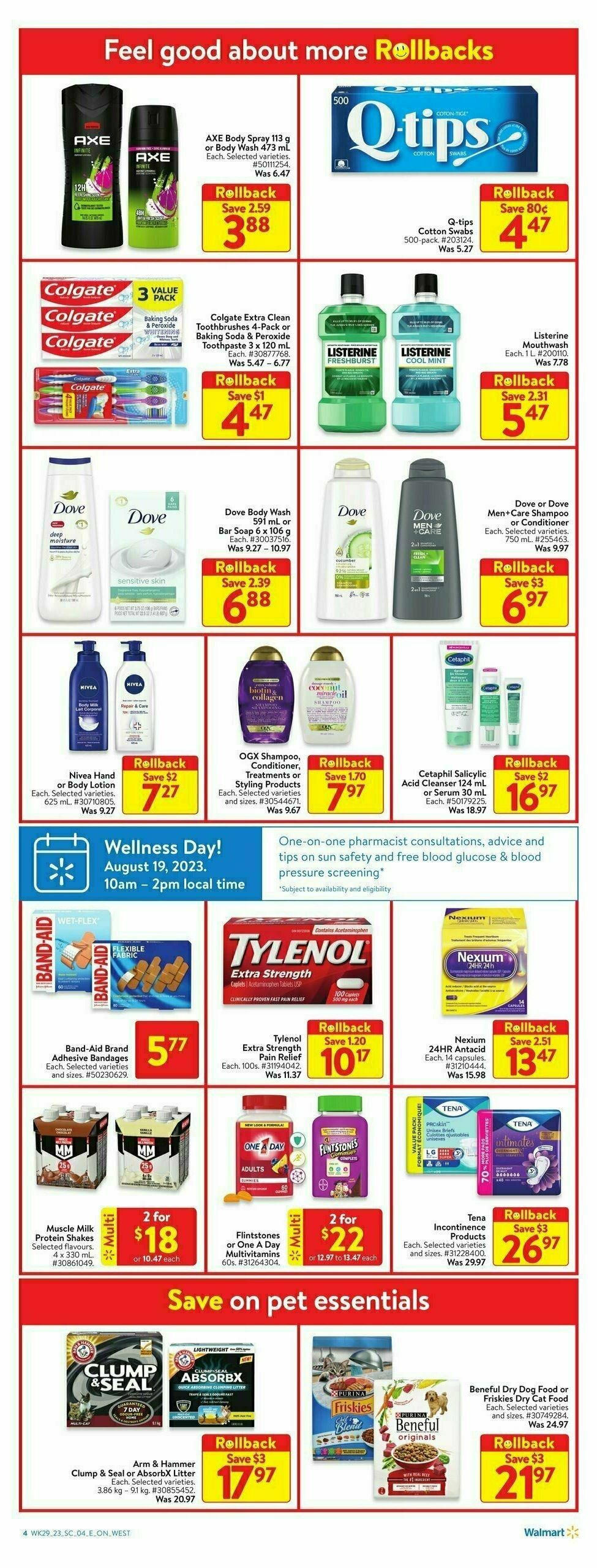 Walmart Flyer from August 10