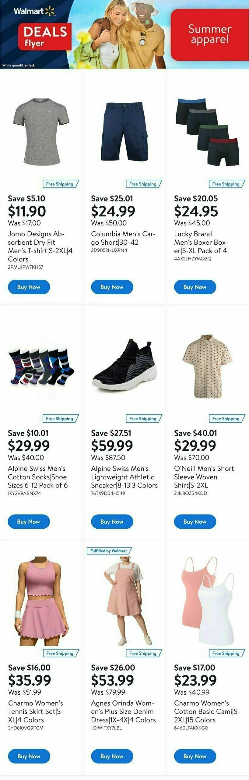 Walmart Deals Flyer Flyer from August 10