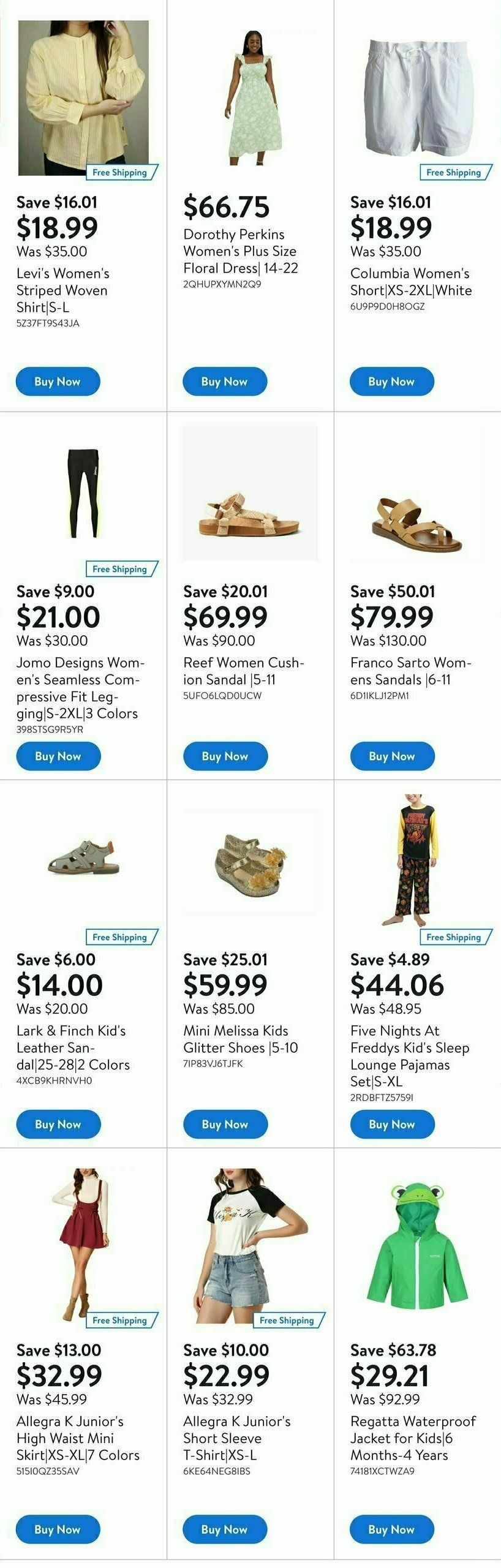 Walmart Deals Flyer Flyer from August 10