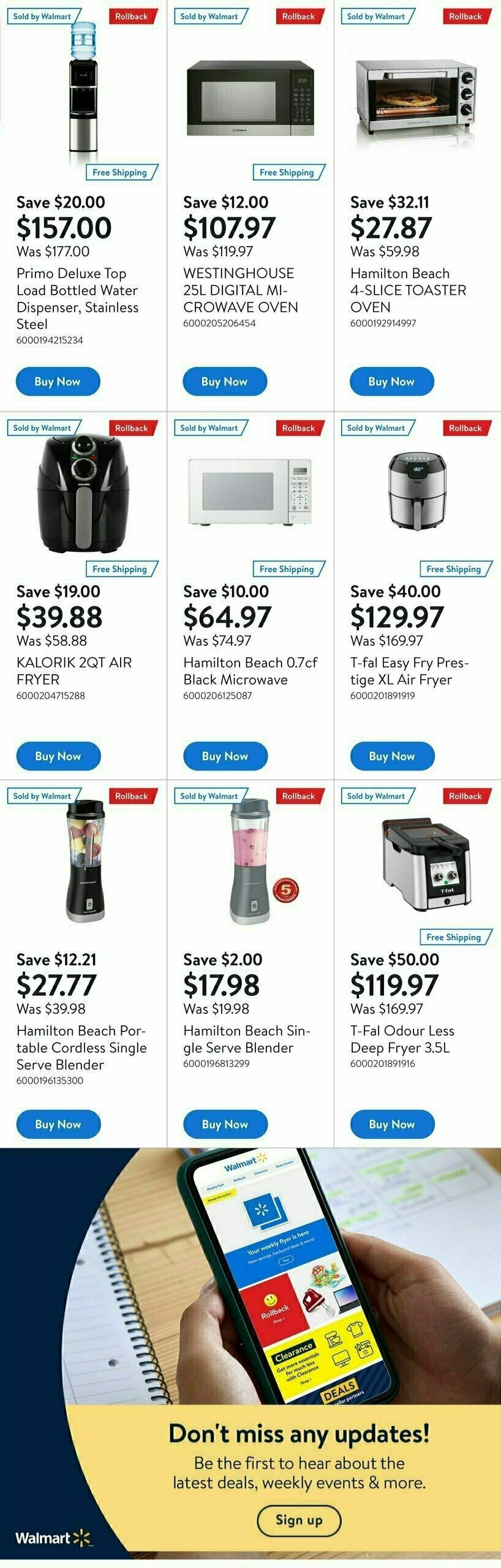 Walmart Deals Flyer Flyer from August 10