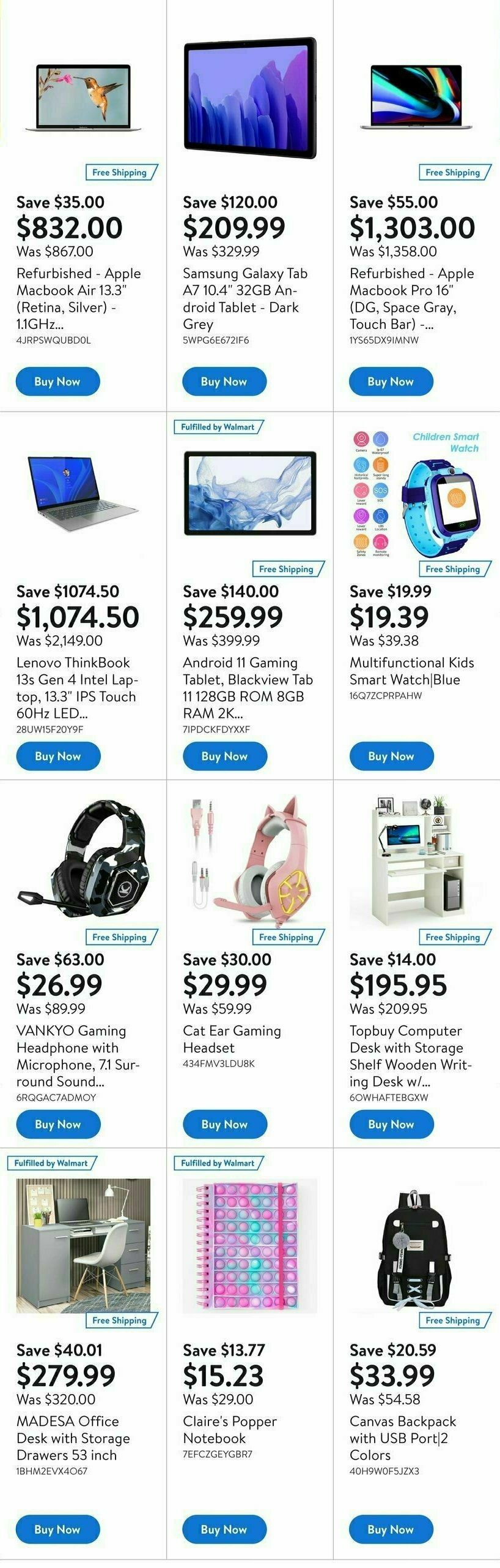 Walmart Deals Flyer Flyer from August 10