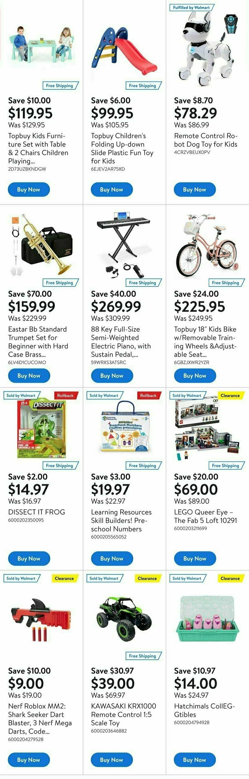 Walmart Deals Flyer Flyer from August 10
