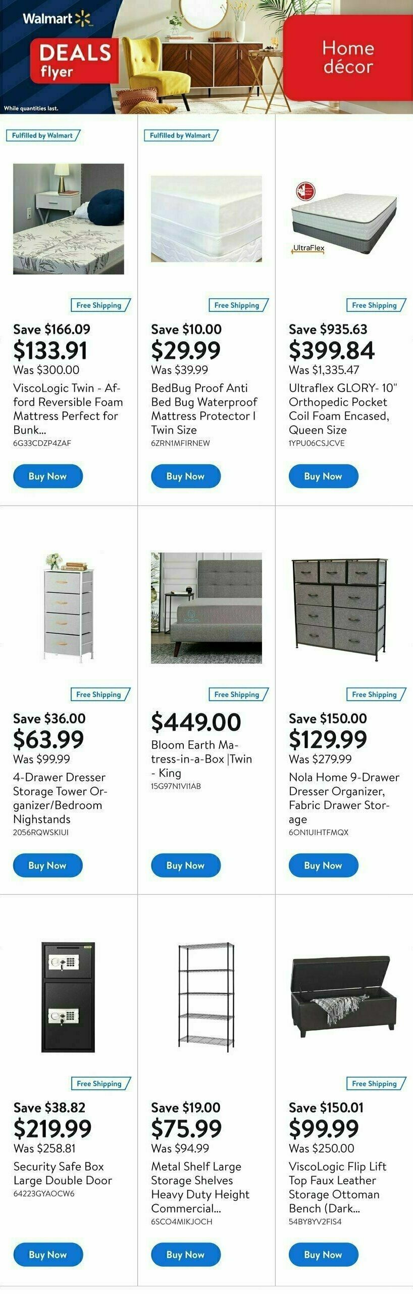 Walmart Deals Flyer Flyer from August 10