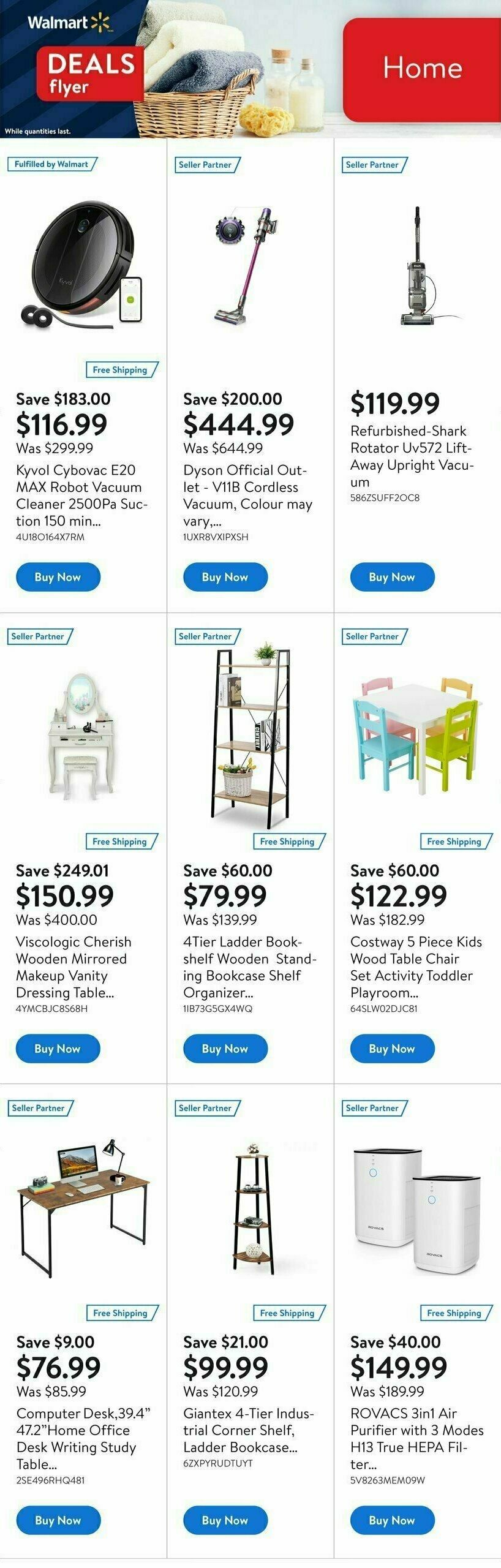 Walmart Deals Flyer Flyer from August 17