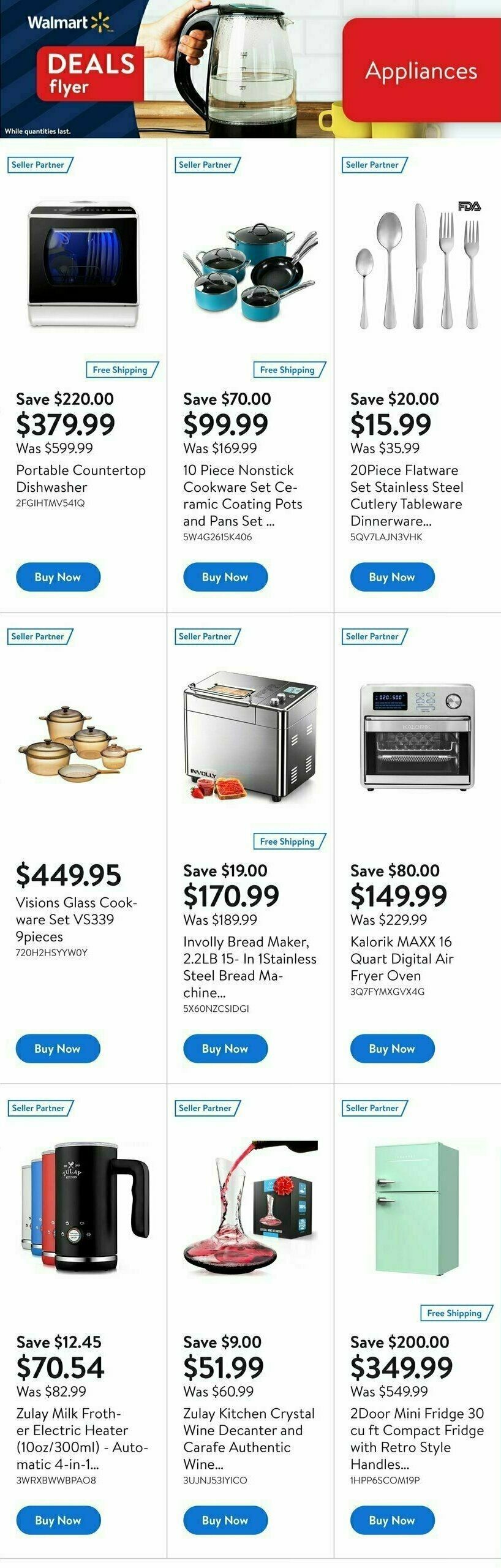 Walmart Deals Flyer Flyer from August 17