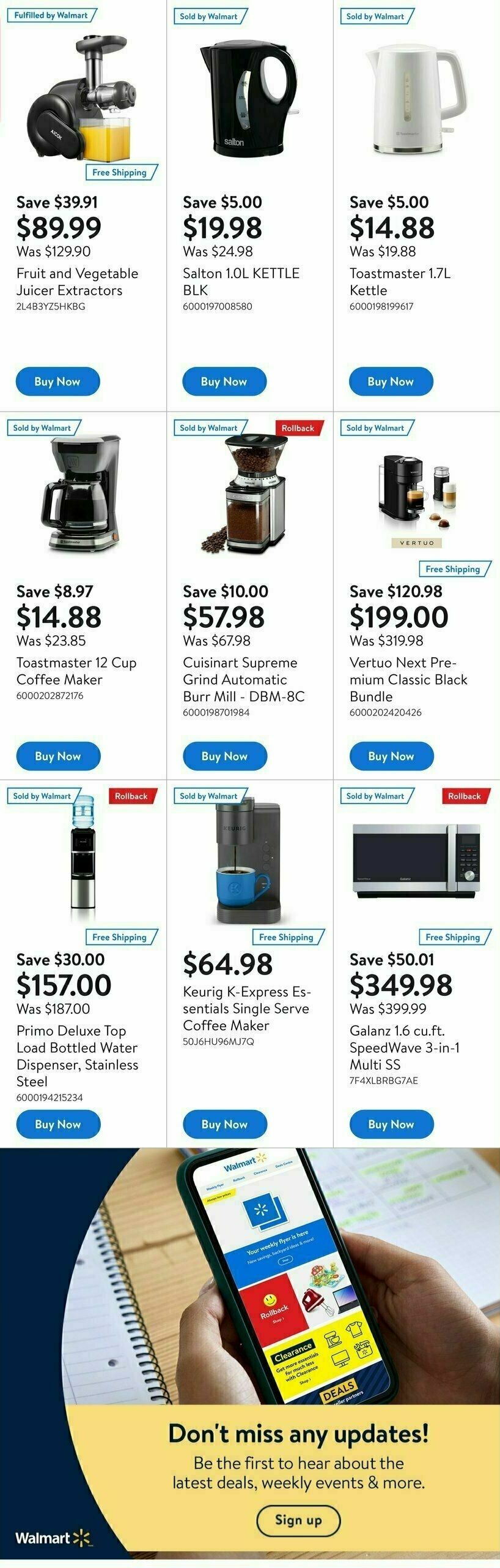Walmart Deals Flyer Flyer from August 17