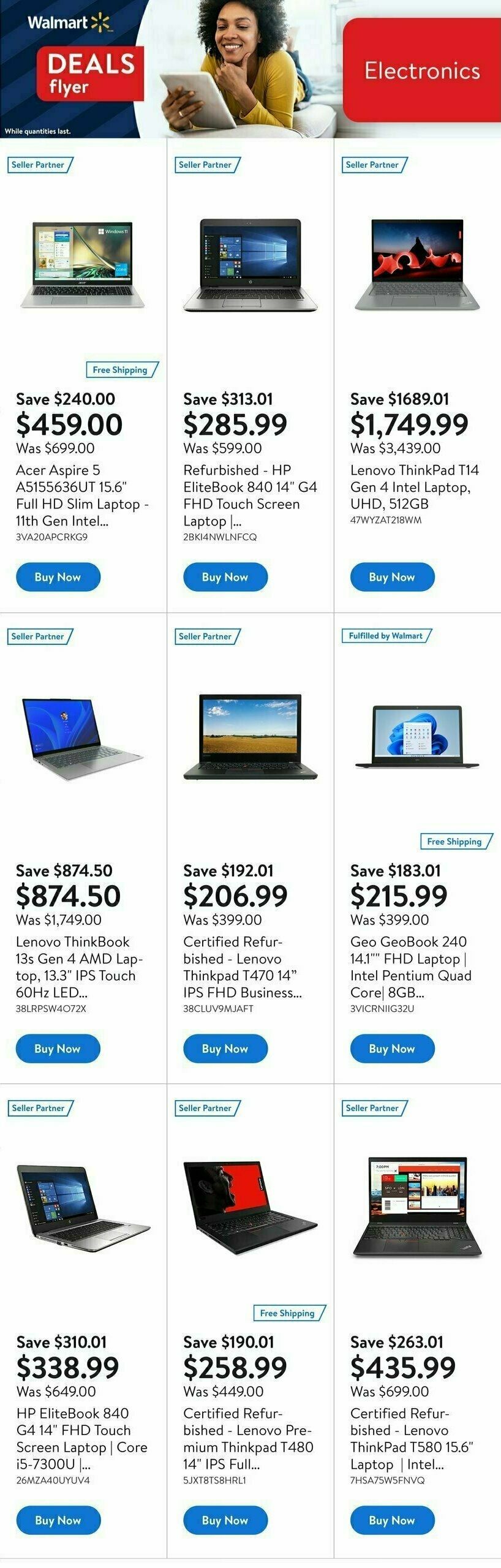 Walmart Deals Flyer Flyer from August 17