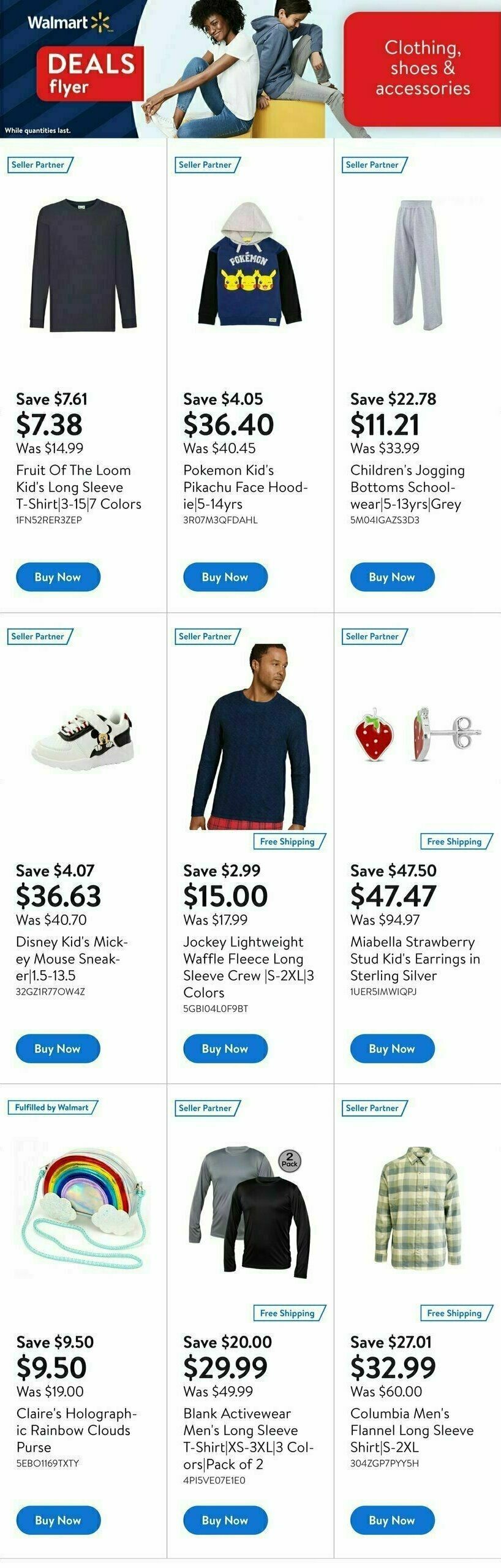 Walmart Deals Flyer Flyer from August 17