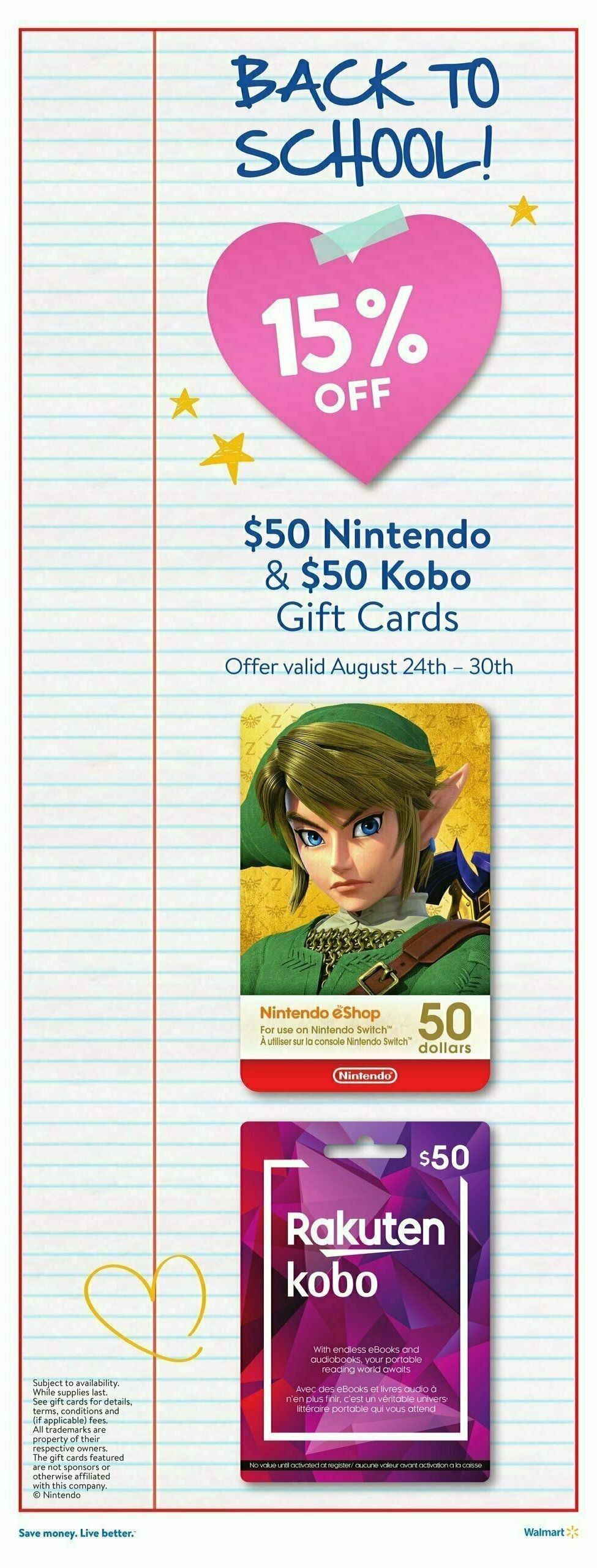 Walmart Flyer Flyer from August 24