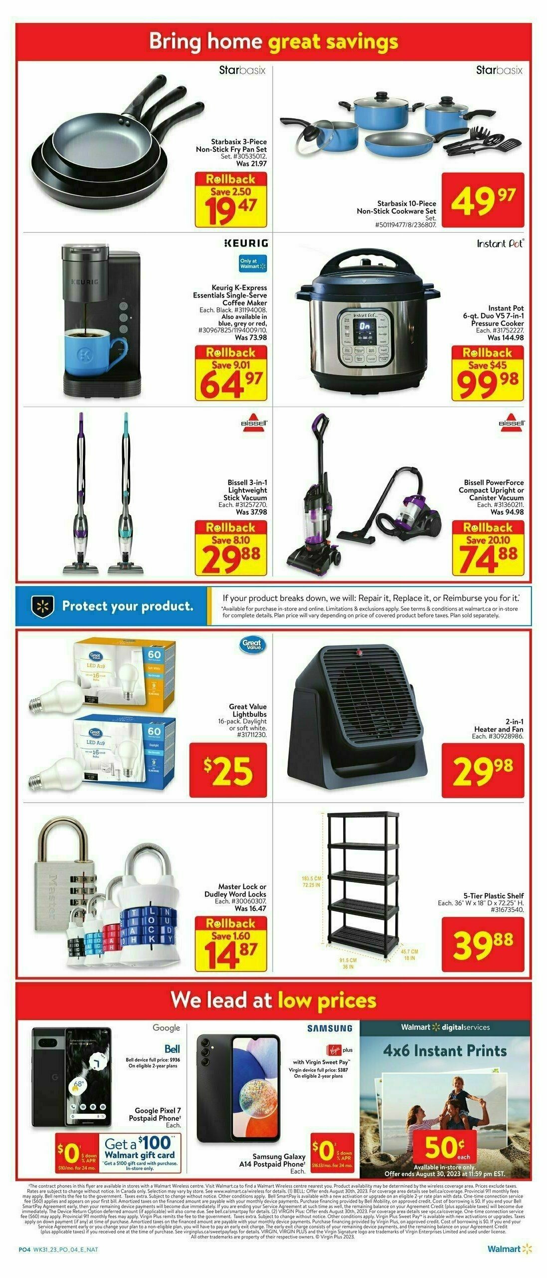 Walmart Back to school Flyer from August 24