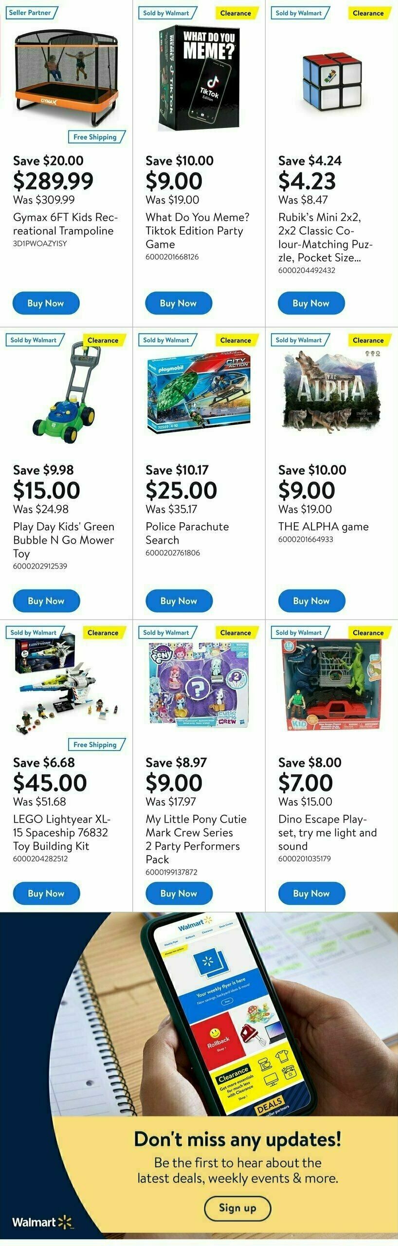 Walmart Deals Flyer Flyer from August 24