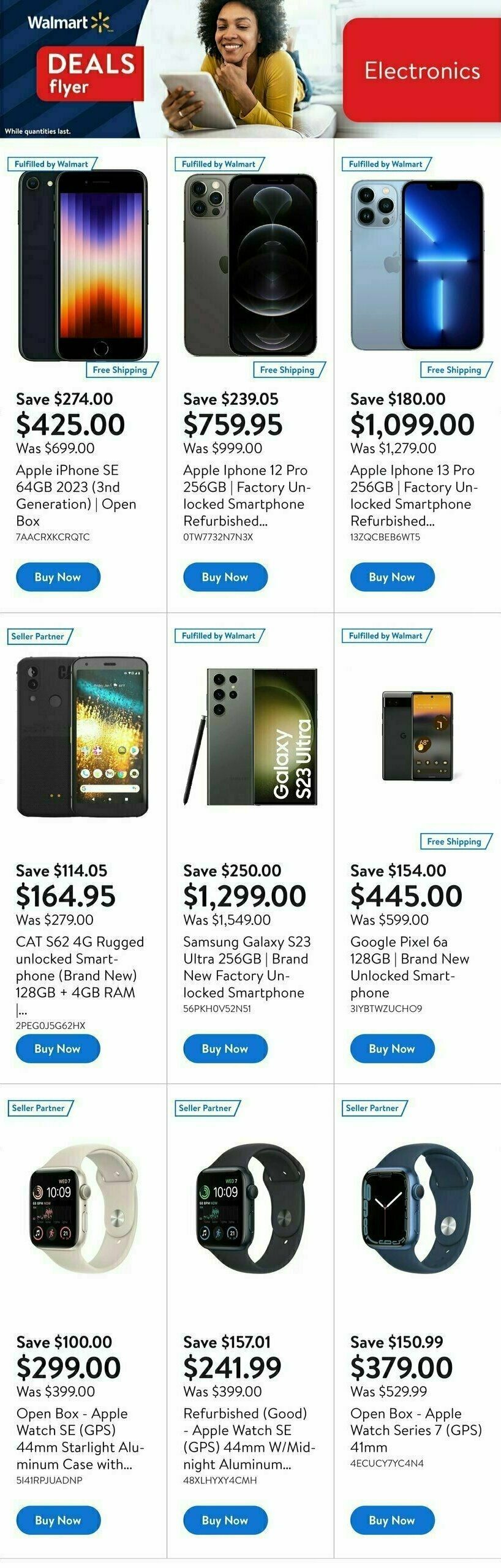 Walmart Deals Flyer Flyer from August 24