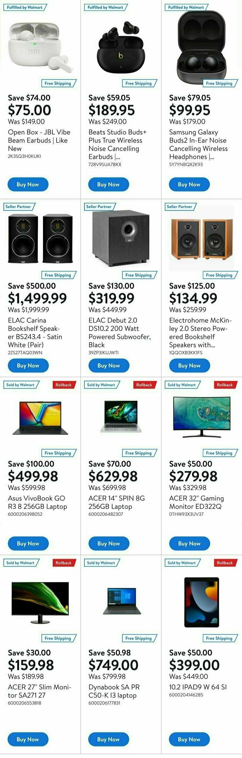 Walmart Deals Flyer Flyer from August 24