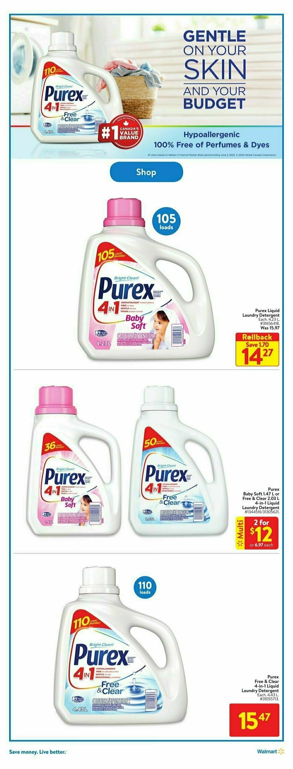 Walmart Flyer from August 31