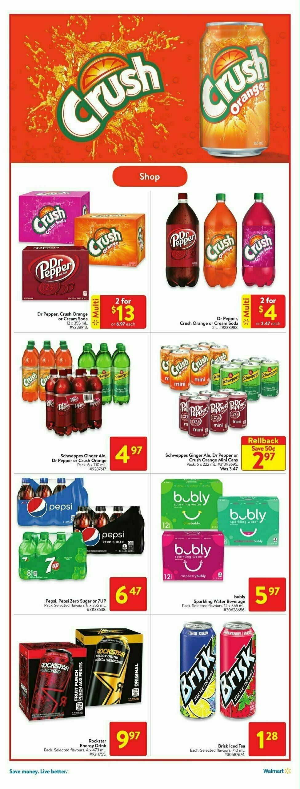 Walmart Flyer from August 31