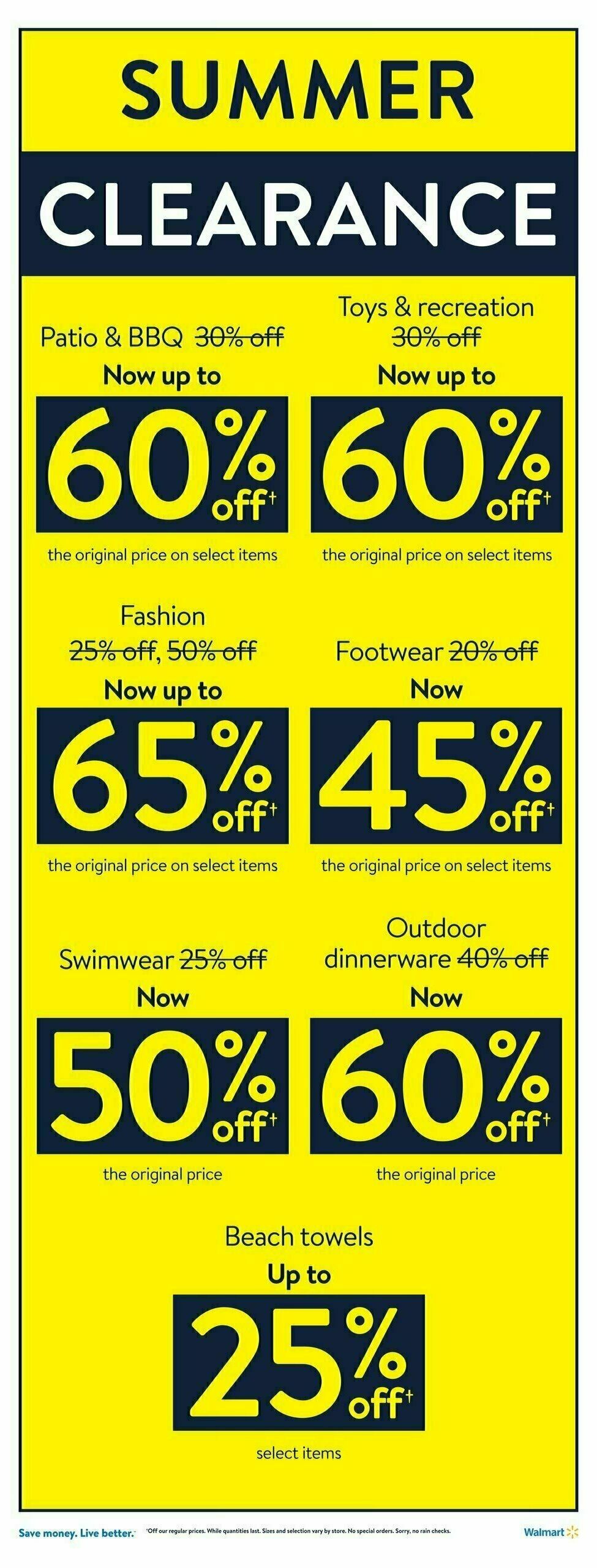 Walmart Flyer from August 31