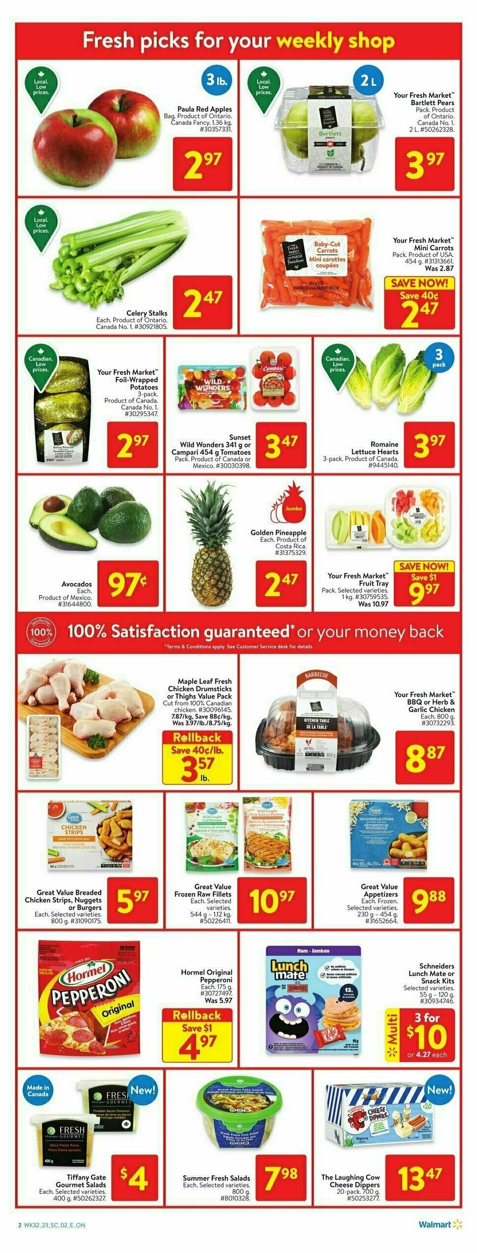 Walmart Flyer from August 31