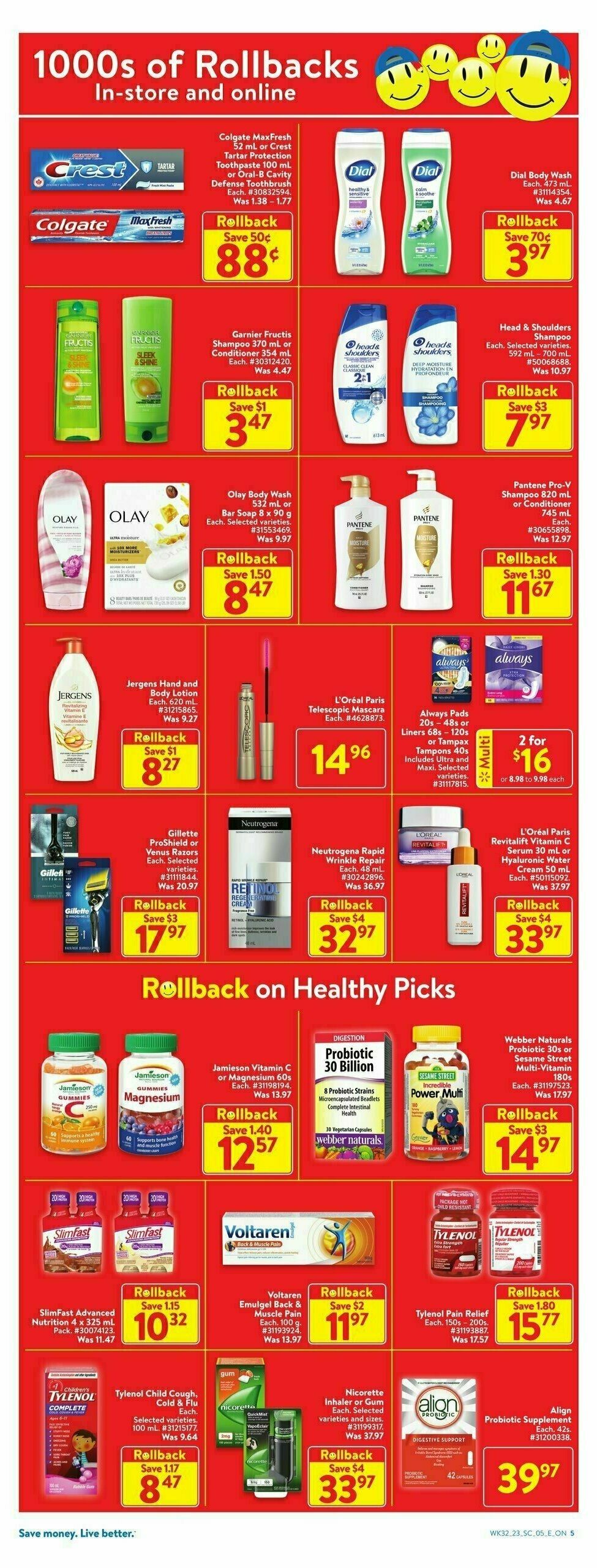 Walmart Flyer from August 31